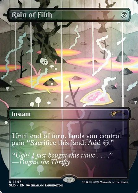 Rain of Filth, Magic card SLD 1547★ — Secret Lair Drop set
