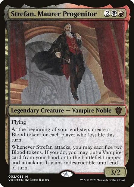 Strefan, Maurer Progenitor, Magic card OVOC 2 — Crimson Vow Commander Display Commanders set