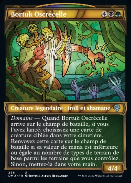 Bortuk Oscrécelle, carte Magic DMU 296 — extension Dominaria Uni