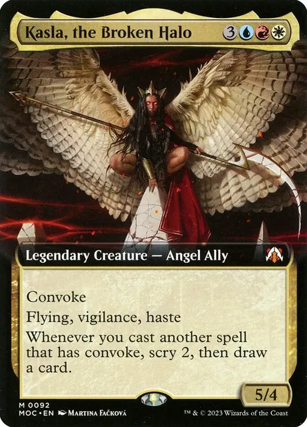Kasla, the Broken Halo, Magic card MOC 92 — March of the Machine Commander set