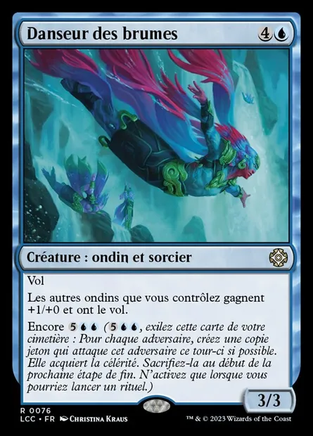 Danseur des brumes, carte Magic LCC 76 — extension The Lost Caverns of Ixalan Commander
