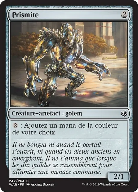 Prismite, carte Magic WAR 242 — extension La guerre des Planeswalkers