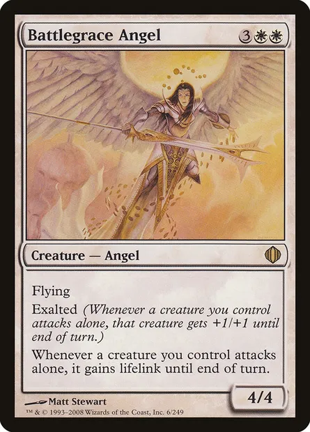 Battlegrace Angel, Magic card ALA 6 — Shards of Alara set