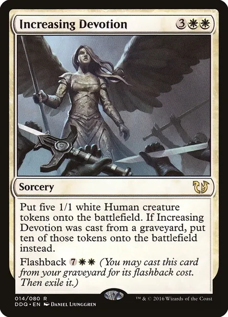 Increasing Devotion, Magic card DDQ 14 — Duel Decks: Blessed vs. Cursed set