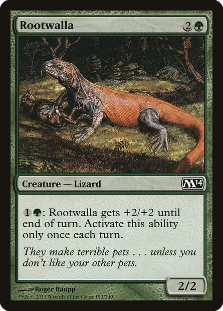 Rootwalla, Magic card M14 192 — Magic 2014 set