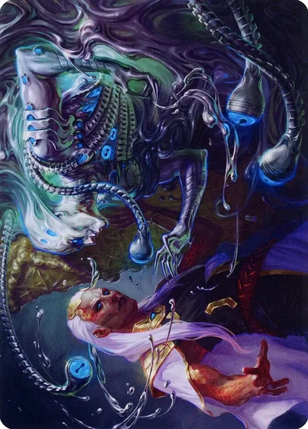 Mirage Mockery // Mirage Mockery, carte Magic AONE 17 — extension Phyrexia: All Will Be One Art Series
