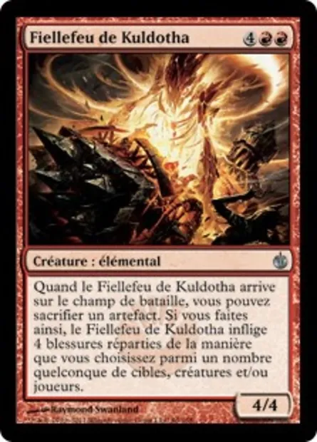 Fiellefeu de Kuldotha, carte Magic MBS 69 — extension Mirrodin assiégé
