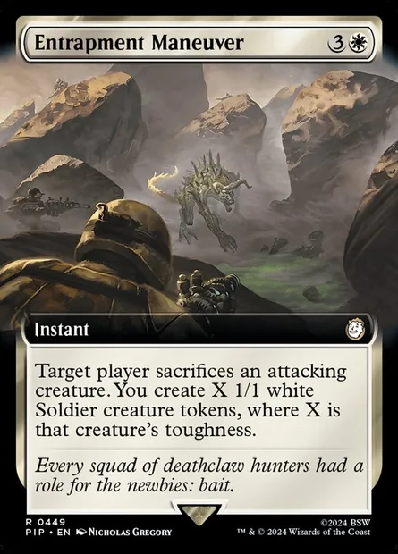 Entrapment Maneuver, Magic card PIP 449 — Fallout set