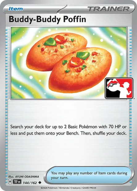 Buddy-Buddy Poffin, Pokémon card PPS 144-5 — Play! Pokémon Prize Pack Series set