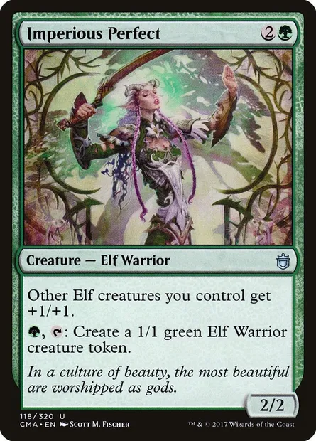 Imperious Perfect, Magic card CMA 118 — Commander Anthology set