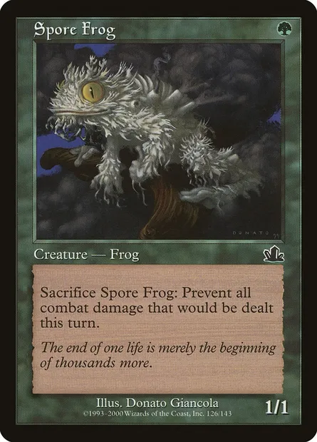 Spore Frog, Magic card PCY 126 — Prophecy set