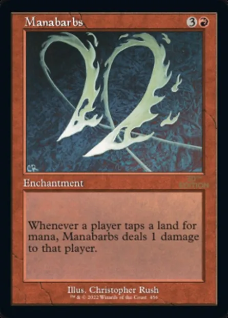 Manabarbs, Magic card 30A 456 — 30th Anniversary Edition set