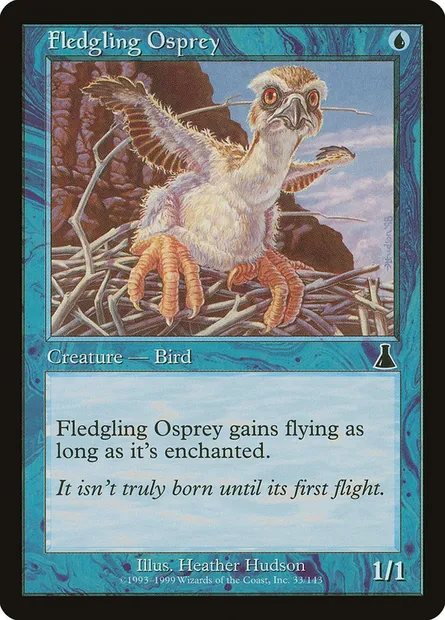 Fledgling Osprey, Magic card UDS 33 — Urza's Destiny set