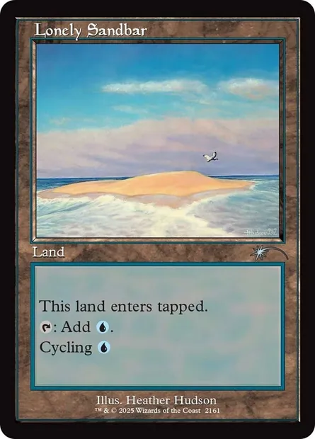 Lonely Sandbar, Magic card SLD 2161 — Secret Lair Drop set