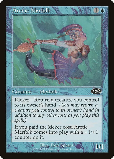 Ondine arctique, carte Magic PLS 21 — extension Planeshift