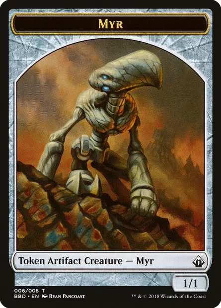 Myr, Magic card TBBD 6 — Battlebond Tokens set