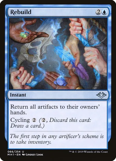 Rebuild, Magic card MH1 66 — Modern Horizons set