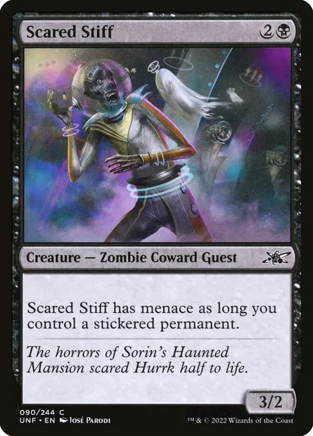 Scared Stiff, Magic card UNF 90 — Unfinity set