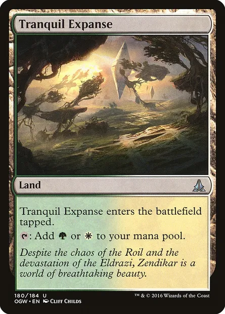 Tranquil Expanse, Magic card OGW 180 — Oath of the Gatewatch set