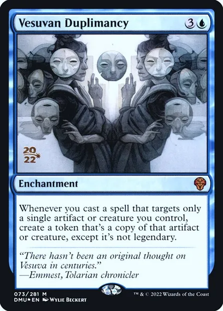 Vesuvan Duplimancy, Magic card PDMU 73s — Dominaria United Promos set