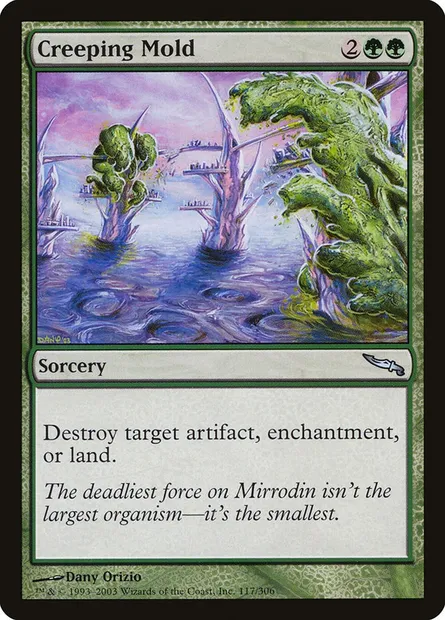Creeping Mold, Magic card MRD 117 — Mirrodin set