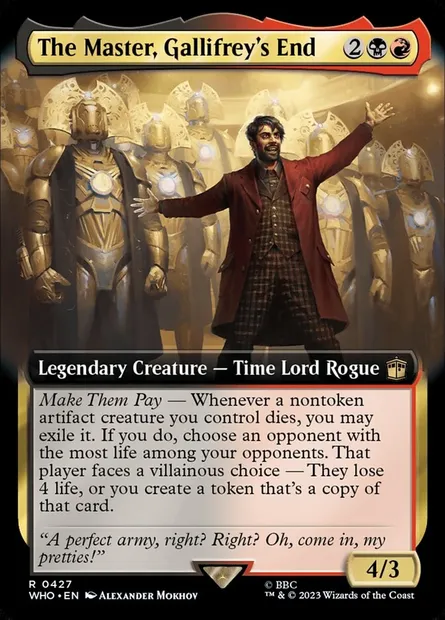 The Master, Gallifrey's End, Magic card WHO 427 — Doctor Who set