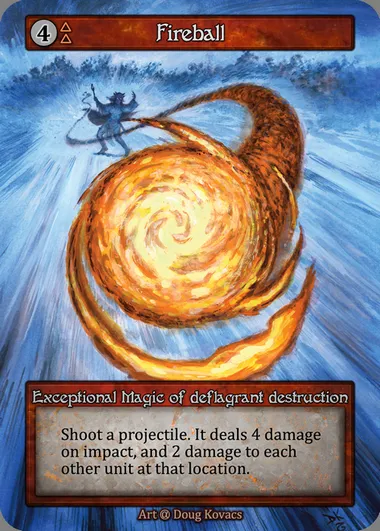Fireball, Sorcery card ALP 219 — Alpha set