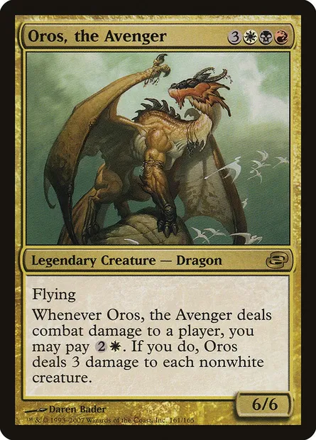Oros, the Avenger, Magic card PLC 161 — Planar Chaos set