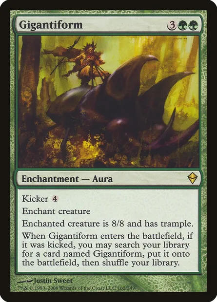 Gigantiform, Magic card ZEN 162 — Zendikar set