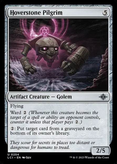 Hoverstone Pilgrim, Magic card LCI 254 — The Lost Caverns of Ixalan set
