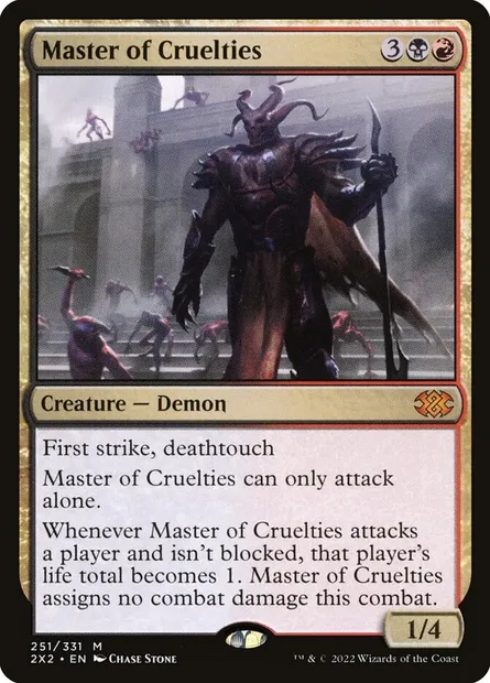 Master of Cruelties, Magic card 2X2 251 — Double Masters 2022 set