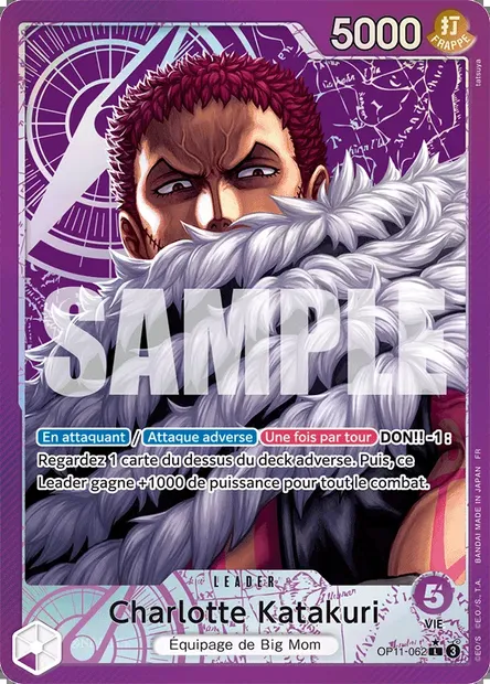 Charlotte Katakuri, carte One Piece OP11-062 — extension DES POINGS VIFS COMME L'ÉCLAIR