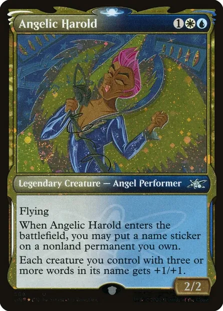 Angelic Harold, Magic card UNF 506 — Unfinity set