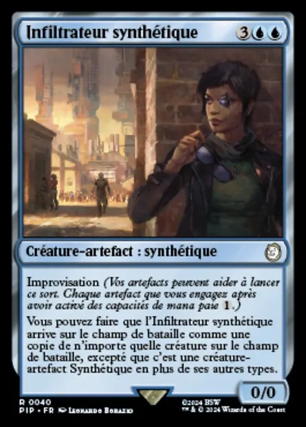 Infiltrateur synthétique, carte Magic PIP 40 — extension Fallout