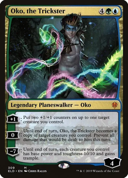 Oko, the Trickster, Magic card ELD 309 — Throne of Eldraine set