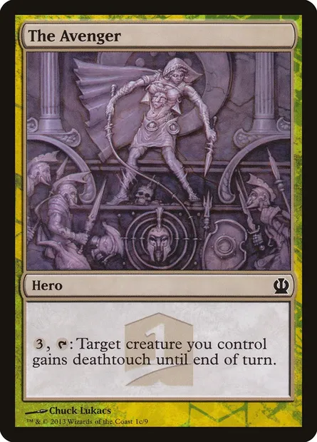 The Avenger, carte Magic THP1 1c — extension Theros Hero's Path
