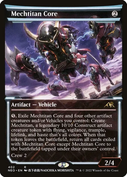 Mechtitan Core, Magic card NEO 402 — Kamigawa: Neon Dynasty set