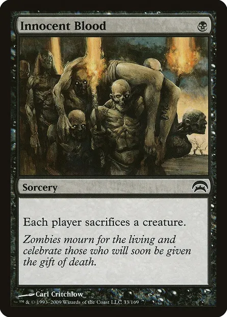 Innocent Blood, Magic card HOP 33 — Planechase set