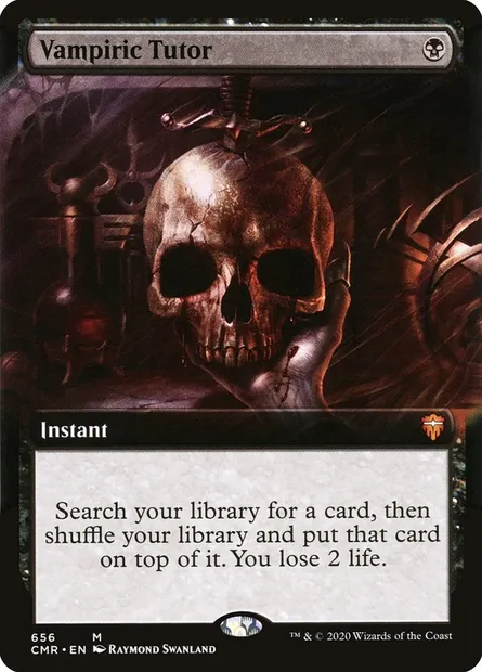 Vampiric Tutor, Magic card CMR 656 — Commander Legends set