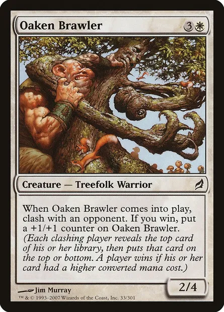 Oaken Brawler, Magic card LRW 33 — Lorwyn set
