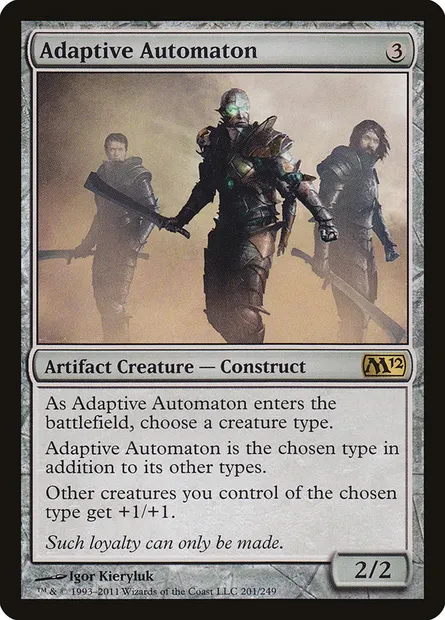 Adaptive Automaton, Magic card M12 201 — Magic 2012 set