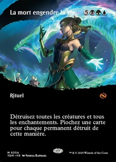 La mort engendre la vie, carte Magic TDM 354 — extension Tarkir: Dragonstorm