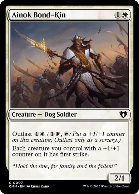 Ainok Bond-Kin, Magic card CMM 7 — Commander Masters set