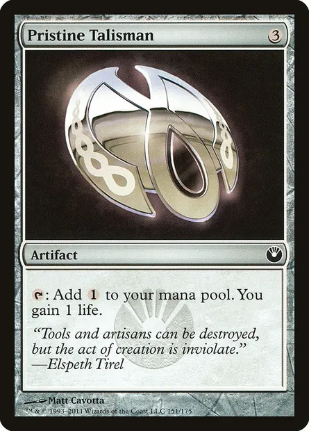 Pristine Talisman, Magic card PNPH 151 — New Phyrexia Promos set