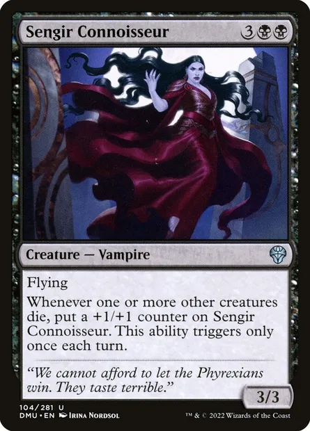 Sengir Connoisseur, Magic card DMU 104 — Dominaria United set