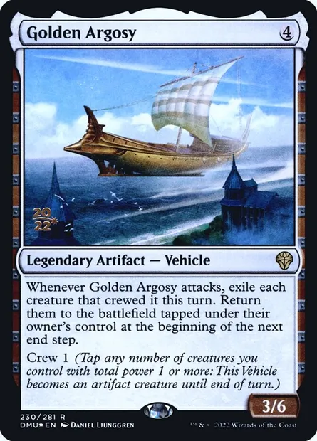 Galion Doré, carte Magic PDMU 230s — extension Dominaria United Promos