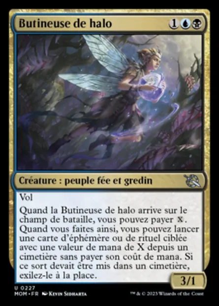 Butineuse de halo, carte Magic MOM 227 — extension L'invasion des machines