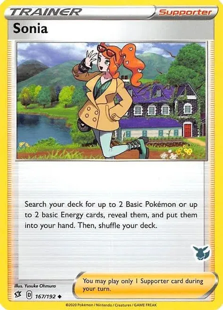Sonya, carte Pokémon BA22 167 — extension Battle Academy 2022