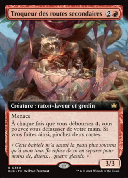 Troqueur des routes secondaires, carte Magic BLB 360 — extension Bloomburrow