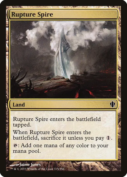 Rupture Spire, Magic card C13 315 — Commander 2013 set